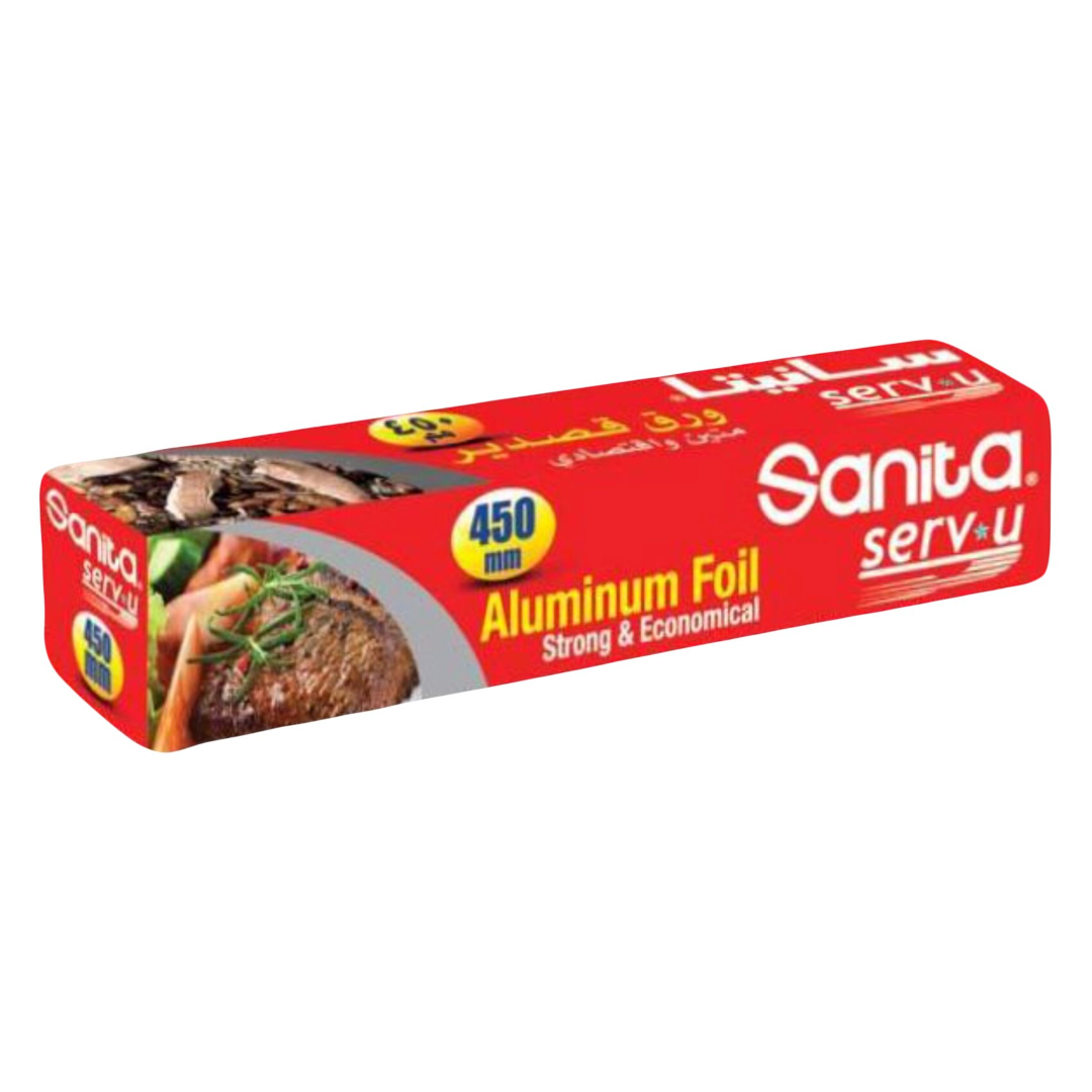 SANITA ALUMINIUM FOIL RED 450MMX80M